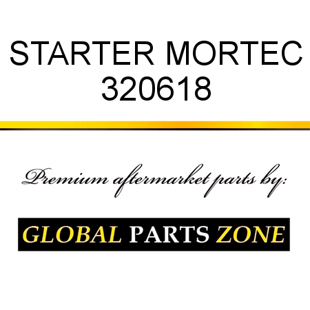 STARTER MORTEC 320618