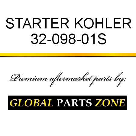 STARTER KOHLER 32-098-01S