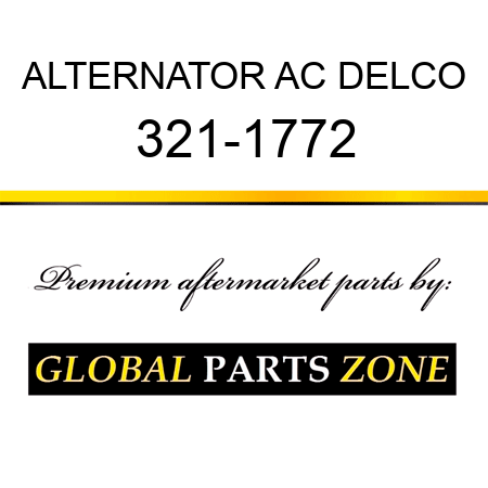 ALTERNATOR AC DELCO 321-1772