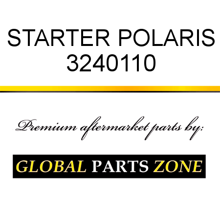 STARTER POLARIS 3240110