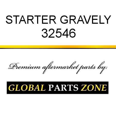 STARTER GRAVELY 32546