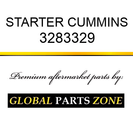 STARTER CUMMINS 3283329