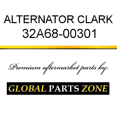 ALTERNATOR CLARK 32A68-00301