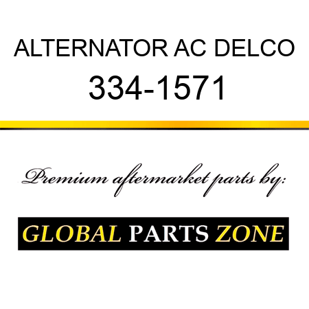 ALTERNATOR AC DELCO 334-1571