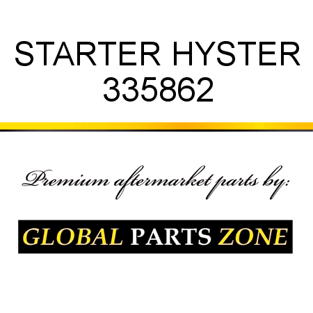 STARTER HYSTER 335862