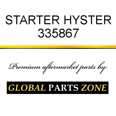 STARTER HYSTER 335867