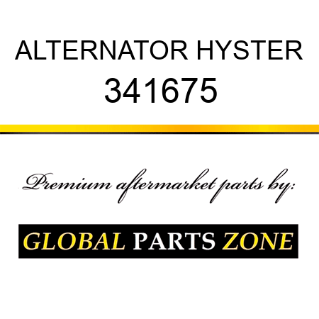 ALTERNATOR HYSTER 341675