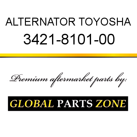 ALTERNATOR TOYOSHA 3421-8101-00