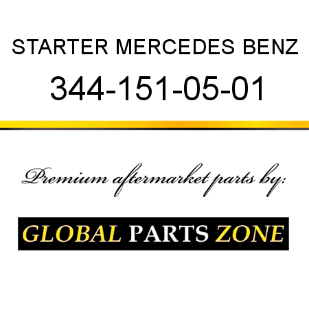 STARTER MERCEDES BENZ 344-151-05-01