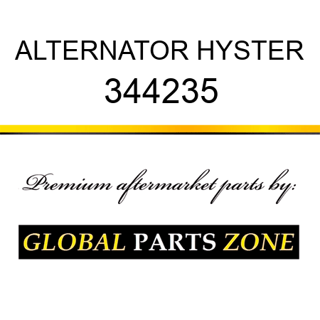 ALTERNATOR HYSTER 344235