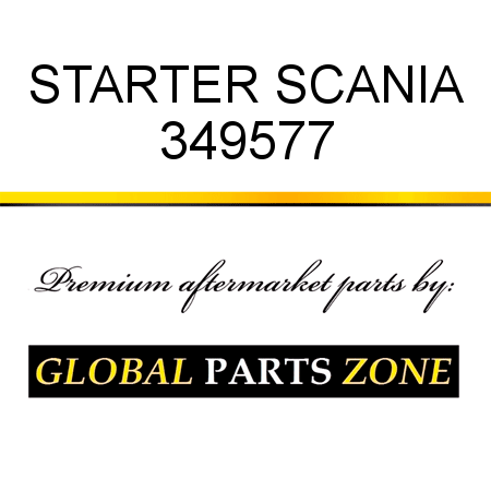 STARTER SCANIA 349577