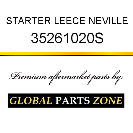 STARTER LEECE NEVILLE 35261020S