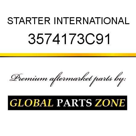 STARTER INTERNATIONAL 3574173C91