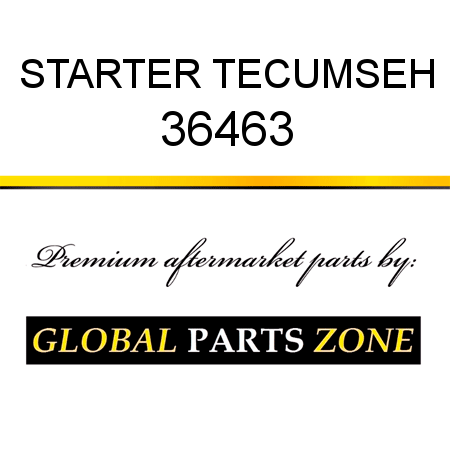 STARTER TECUMSEH 36463