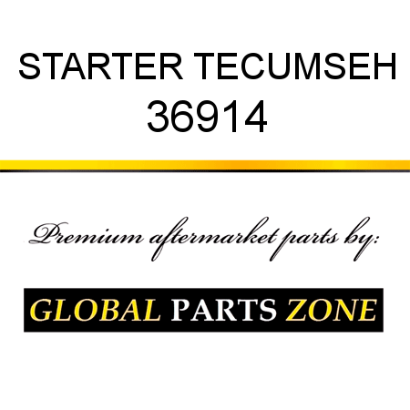 STARTER TECUMSEH 36914