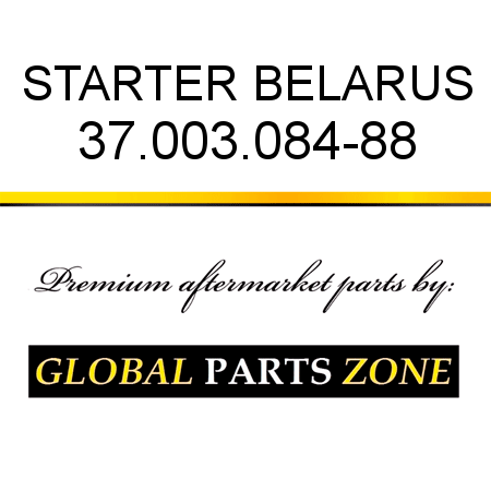 STARTER BELARUS 37.003.084-88