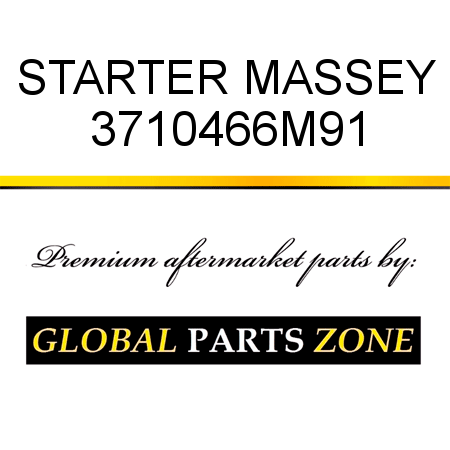 STARTER MASSEY 3710466M91