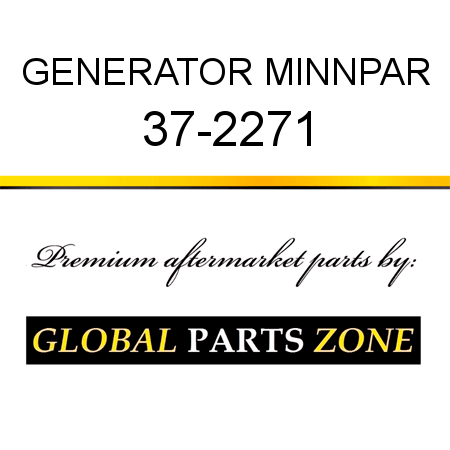 GENERATOR MINNPAR 37-2271