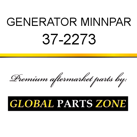 GENERATOR MINNPAR 37-2273