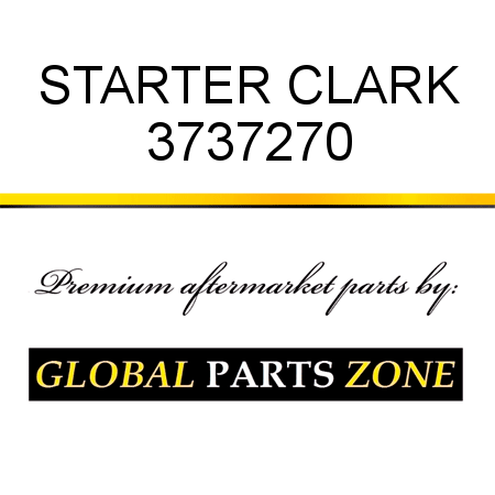 STARTER CLARK 3737270