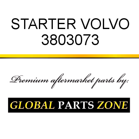 STARTER VOLVO 3803073