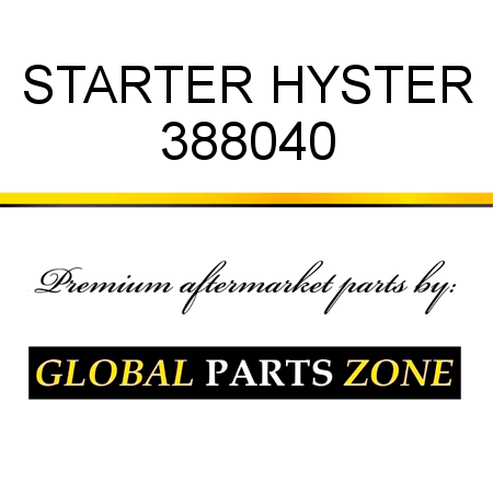 STARTER HYSTER 388040