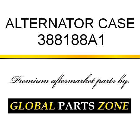 ALTERNATOR CASE 388188A1