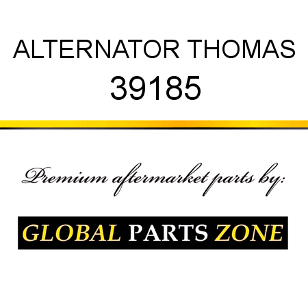 ALTERNATOR THOMAS 39185