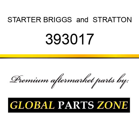 STARTER BRIGGS & STRATTON 393017