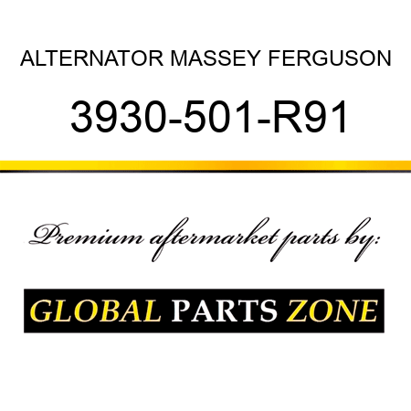 ALTERNATOR MASSEY FERGUSON 3930-501-R91