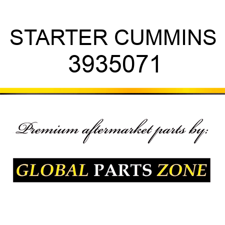 STARTER CUMMINS 3935071