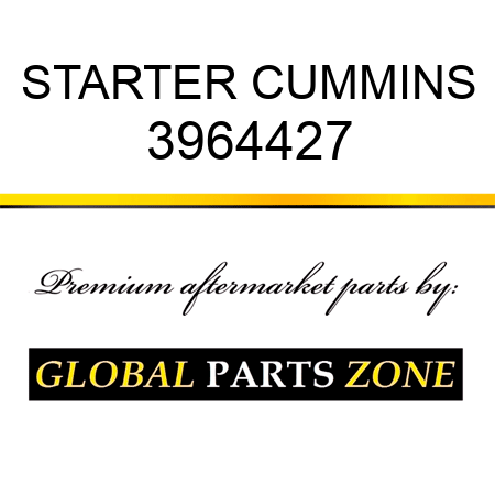 STARTER CUMMINS 3964427