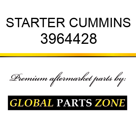 STARTER CUMMINS 3964428