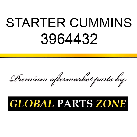 STARTER CUMMINS 3964432