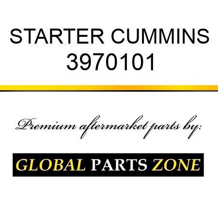 STARTER CUMMINS 3970101