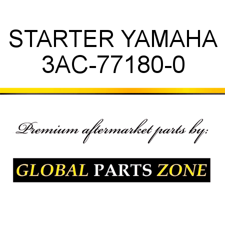 STARTER YAMAHA 3AC-77180-0