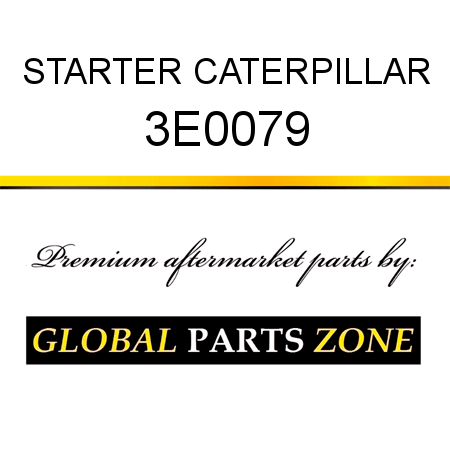 STARTER CATERPILLAR 3E0079