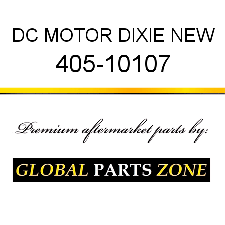 DC MOTOR DIXIE NEW 405-10107