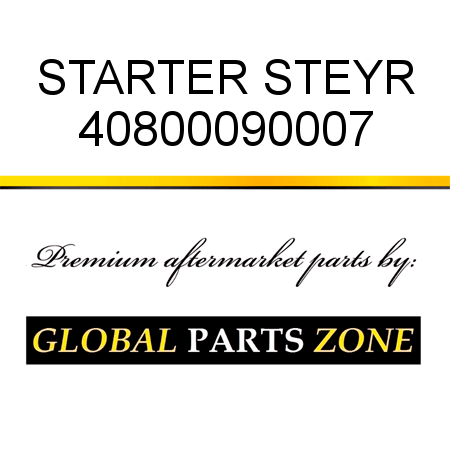 STARTER STEYR 40800090007