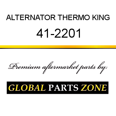 ALTERNATOR THERMO KING 41-2201