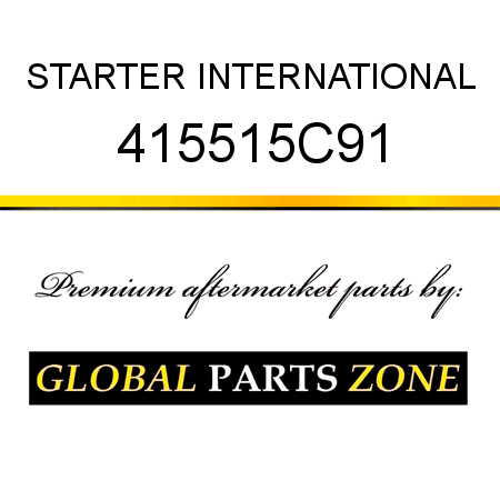 STARTER INTERNATIONAL 415515C91