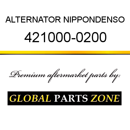 ALTERNATOR NIPPONDENSO 421000-0200