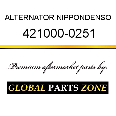 ALTERNATOR NIPPONDENSO 421000-0251