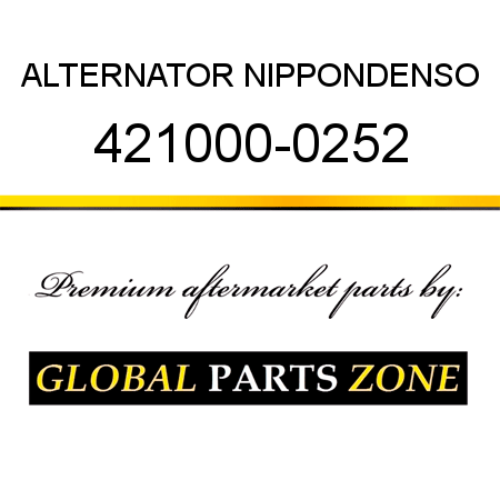 ALTERNATOR NIPPONDENSO 421000-0252