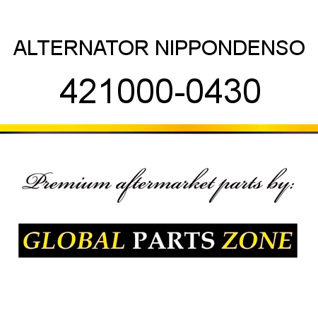 ALTERNATOR NIPPONDENSO 421000-0430