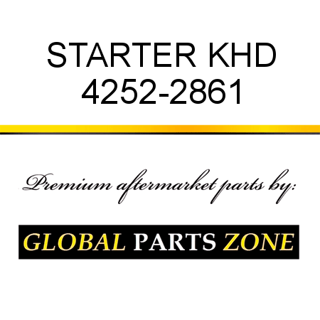 STARTER KHD 4252-2861