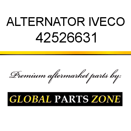 ALTERNATOR IVECO 42526631