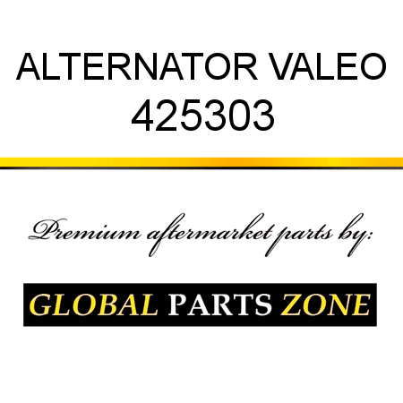 ALTERNATOR VALEO 425303