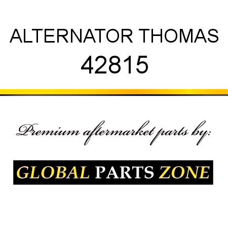 ALTERNATOR THOMAS 42815