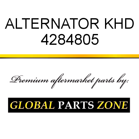 ALTERNATOR KHD 4284805